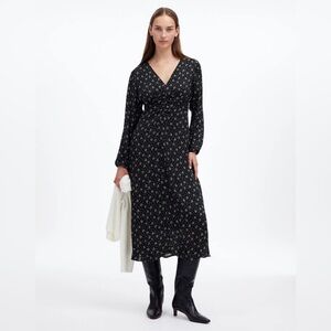 Madewell Ruched Midi Dress